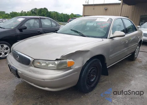 2001 Buick Century Custom z USA, uszkodzony, nr VIN 2G4WS52J811125904